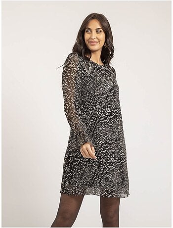Vestito corto con stampa ISALINIA