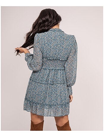 Vestito corto con stampa ismaelle