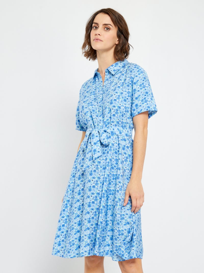 Vestito corto con stampa 'JDY' BLU - Kiabi