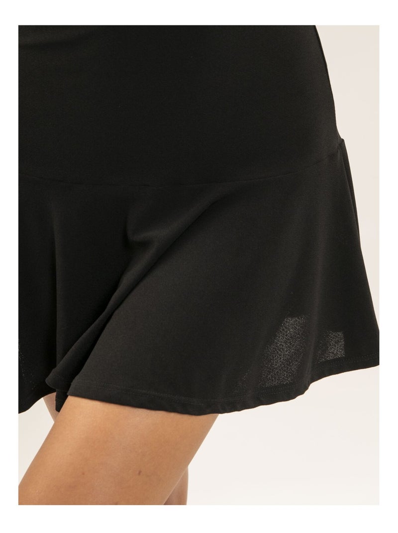 Vestito corto fluido IDEYA Nero - Kiabi