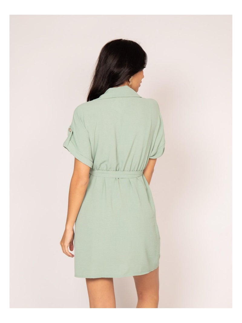 Vestito corto IJOLY Verde acqua - Kiabi