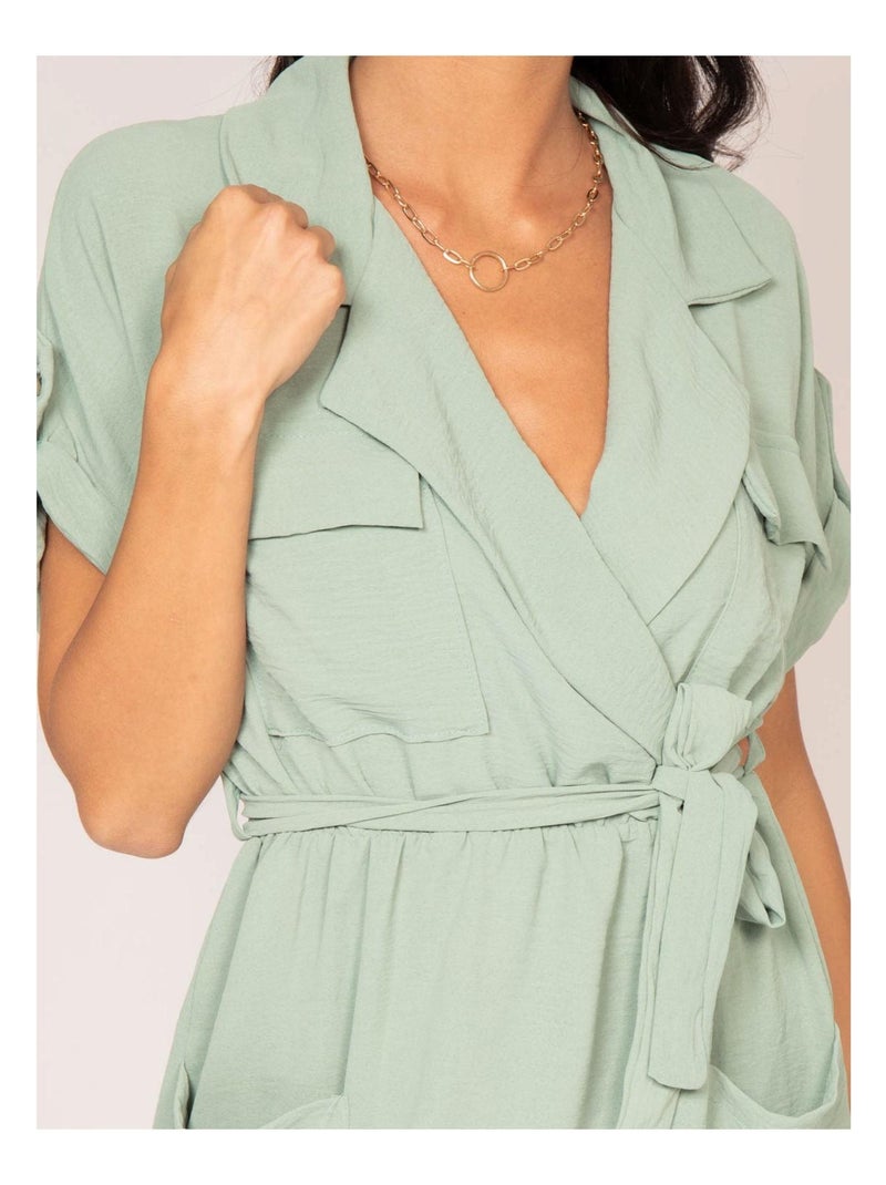 Vestito corto IJOLY Verde acqua - Kiabi