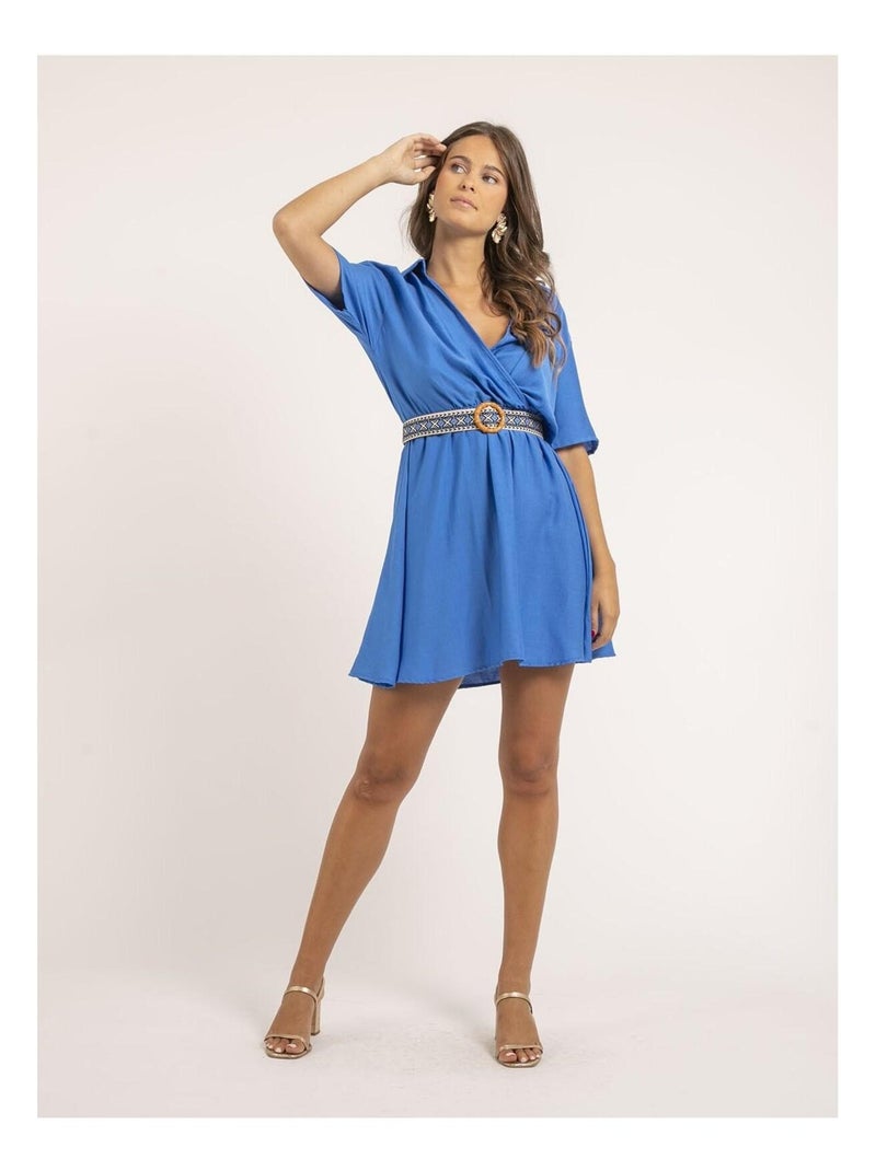 Vestito corto IKONA Blu - Kiabi
