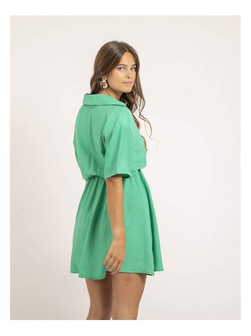 Vestito corto IKONA Verde - Kiabi