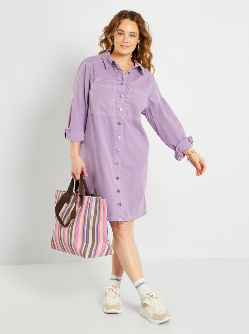 Vestito corto in denim Violetta - Kiabi