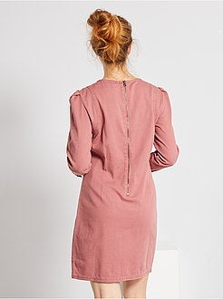 Vestito corto in twill - Kiabi