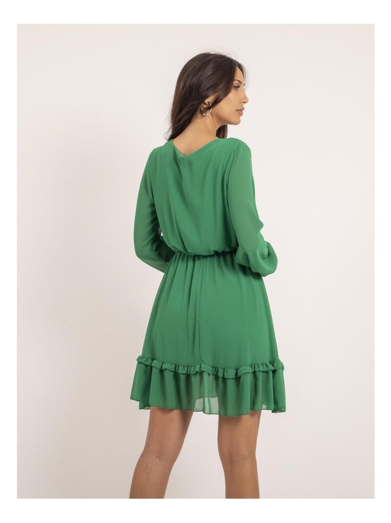 Vestito corto IOLANDE Verde - Kiabi