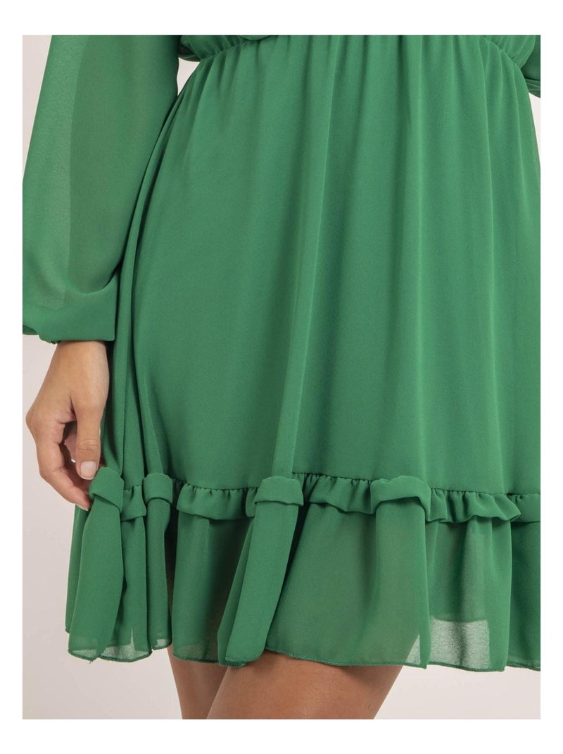 Vestito corto IOLANDE Verde - Kiabi