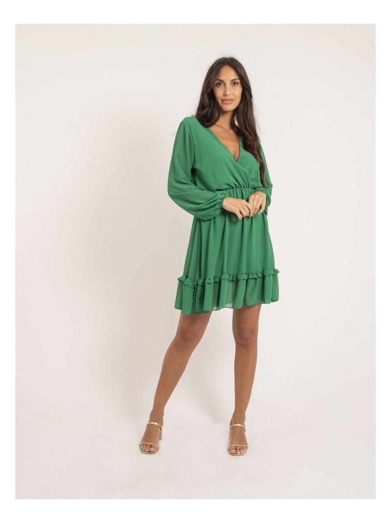 Vestito corto IOLANDE Verde - Kiabi