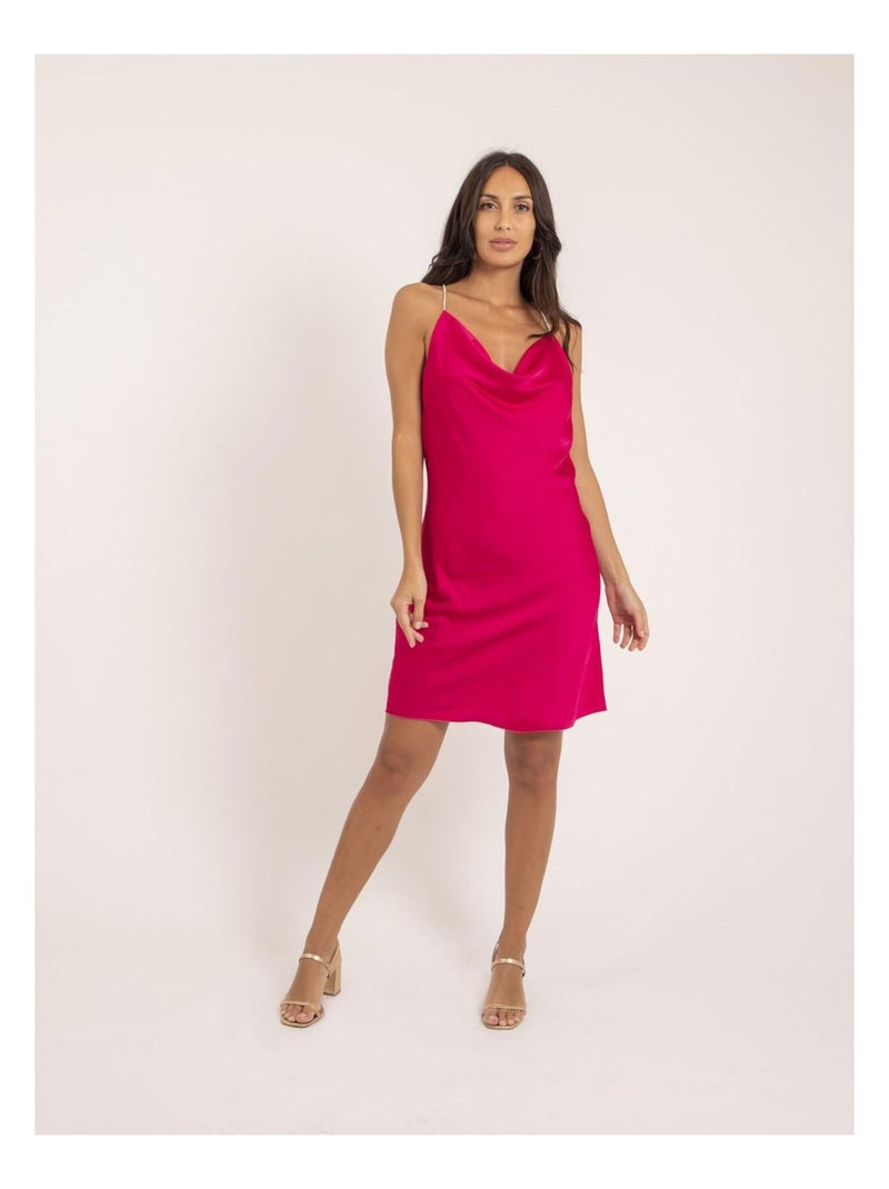 Vestito corto IWAEL Rosa fucsia - Kiabi
