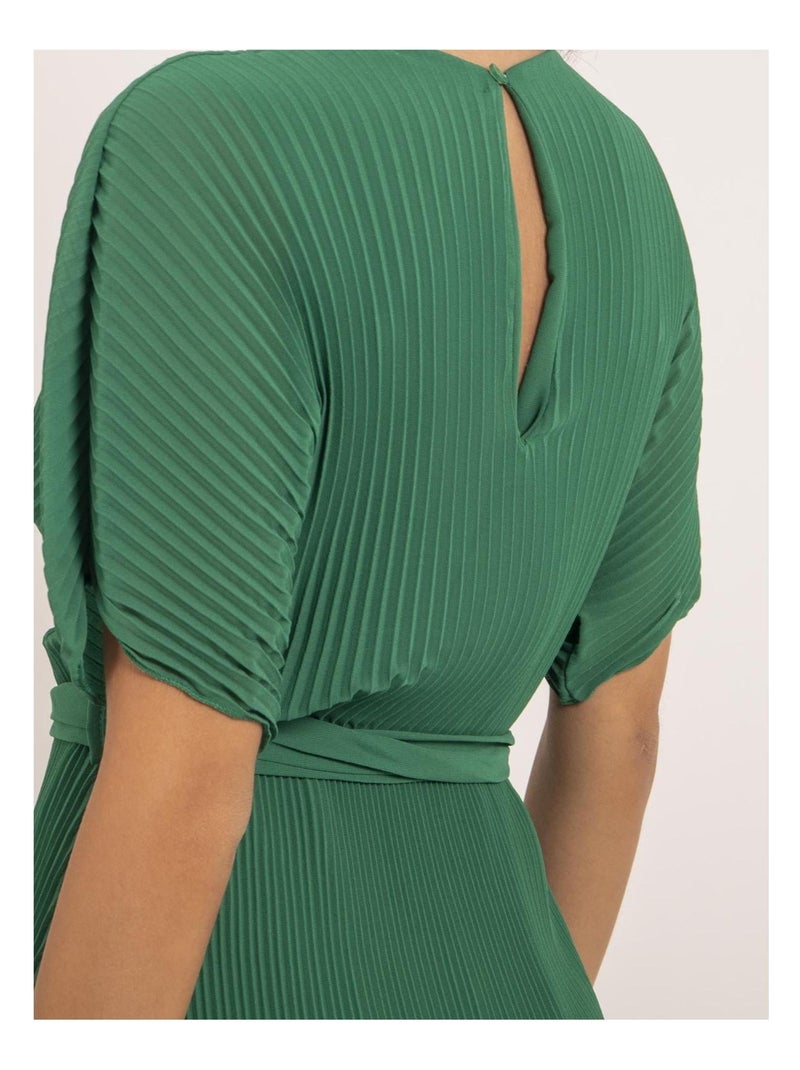 Vestito corto plissettato IWILD Verde - Kiabi