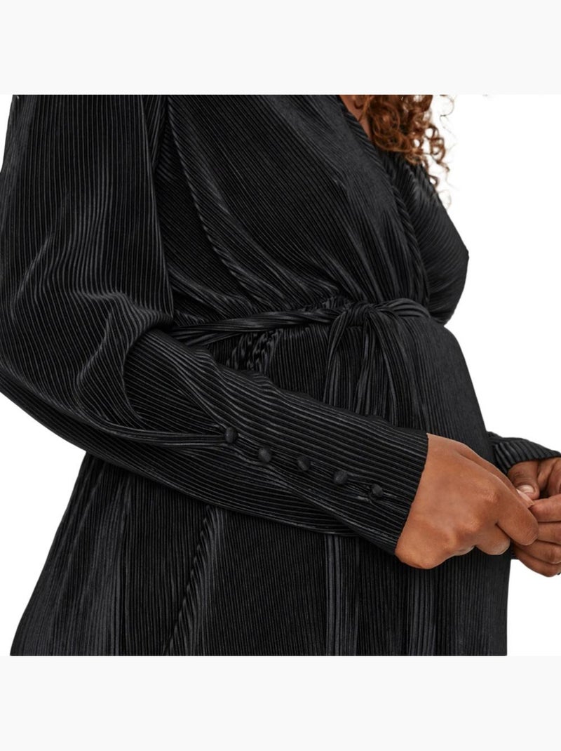 Vestito Corto Premaman Vero Moda in Jersey Nero - Kiabi