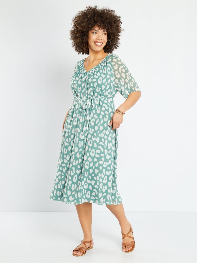 Vestito corto scollo tondo 'Only' VERDE - Kiabi