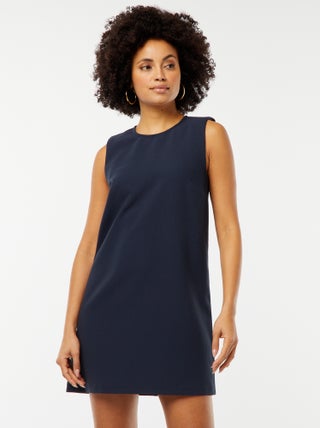 Vestito corto senza maniche