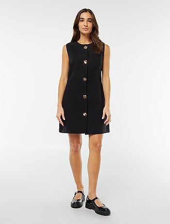 Vestito corto senza maniche