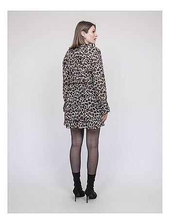 Vestito corto stampa leopardo ITISSIMI