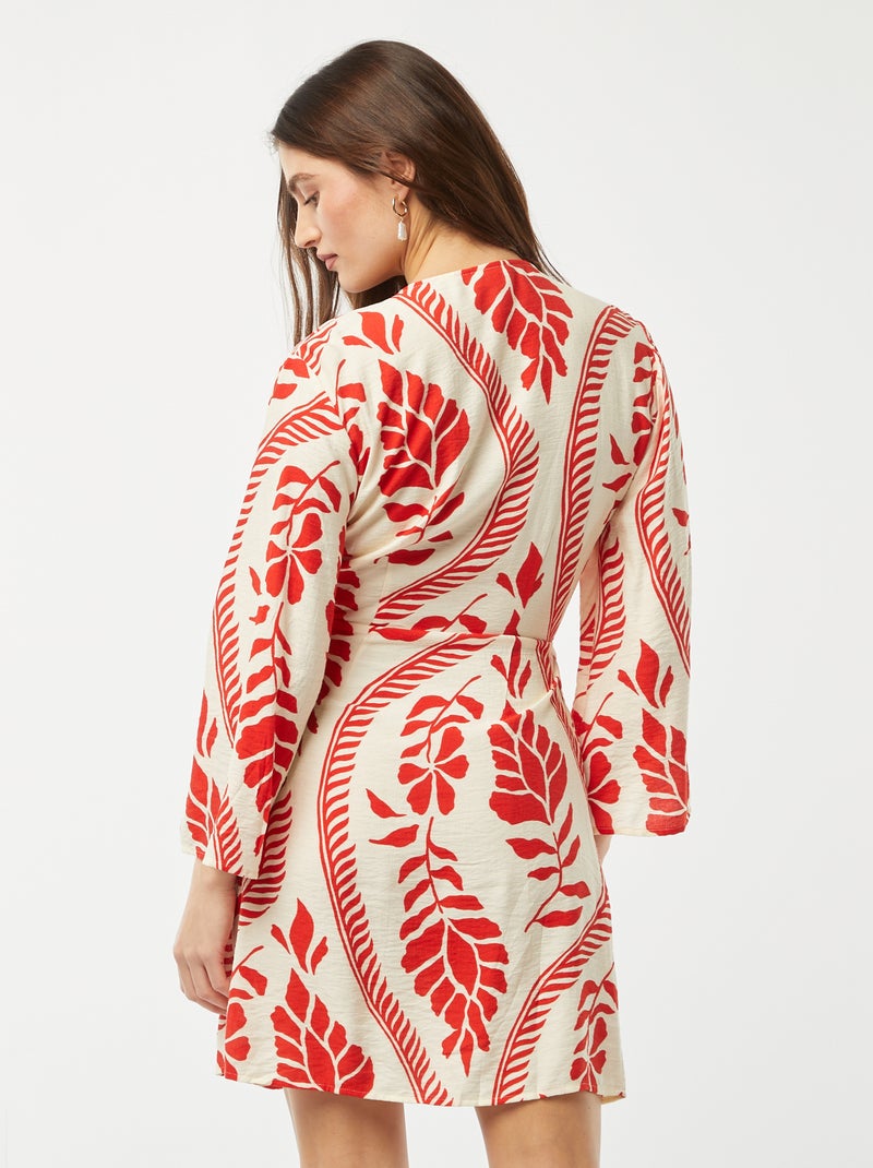 Vestito corto stampato 'JDY' BEIGE - Kiabi
