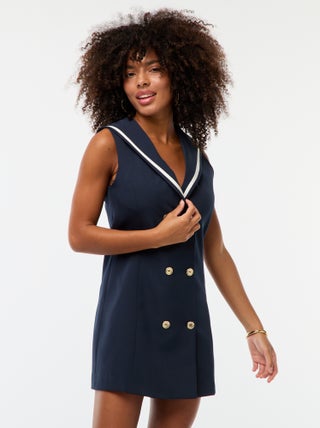 Vestito corto stile mare