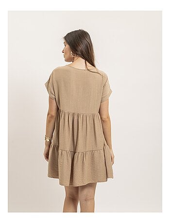 Vestito corto svasato IPIANE