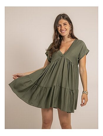 Vestito corto svasato IPIANE