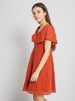 Vestito crêpe in plumetis - Kiabi