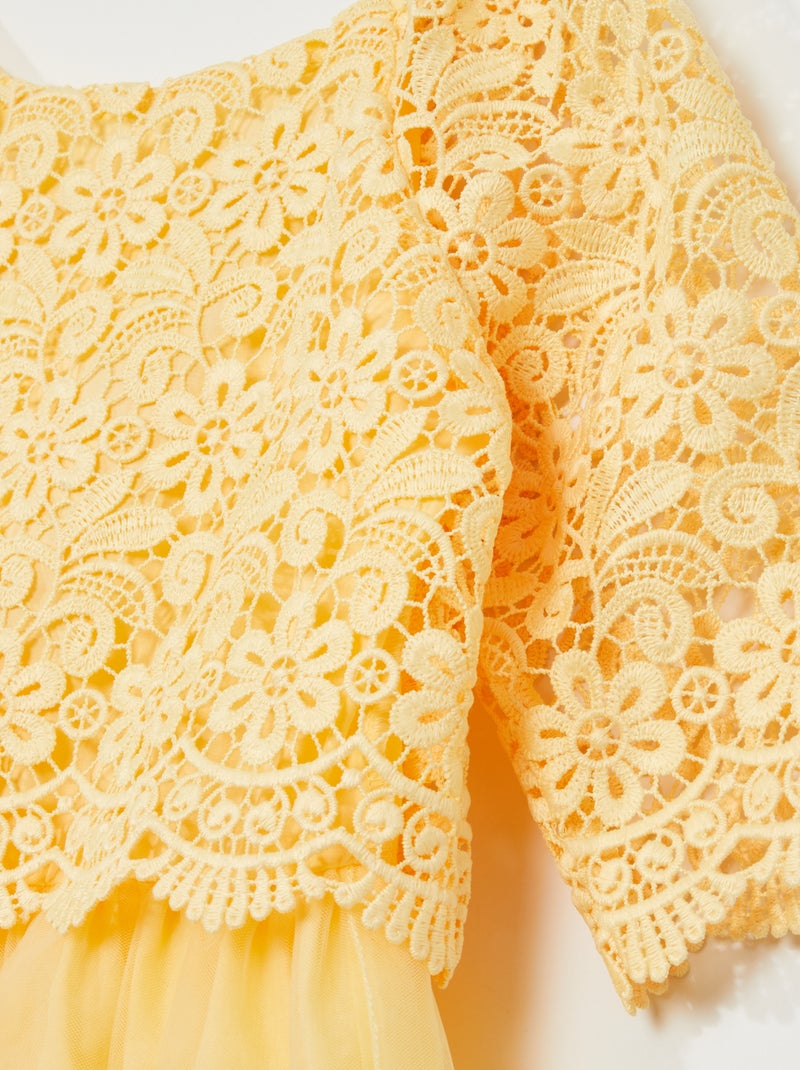Vestito da cerimonia GIALLO - Kiabi