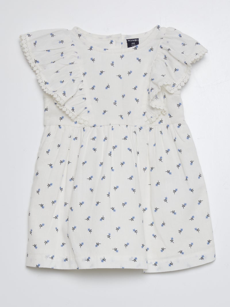Vestito da cerimonia in crêpe BIANCO - Kiabi