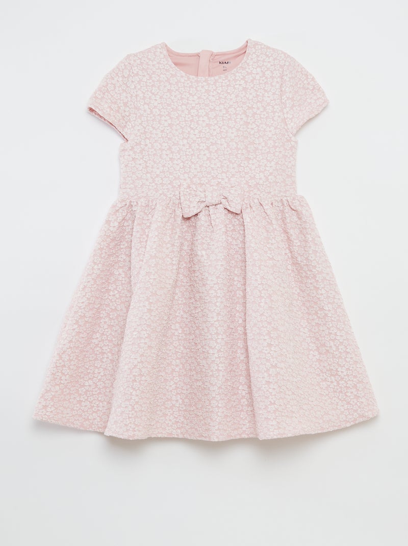 Vestito da cerimonia in jacquard ROSA - Kiabi