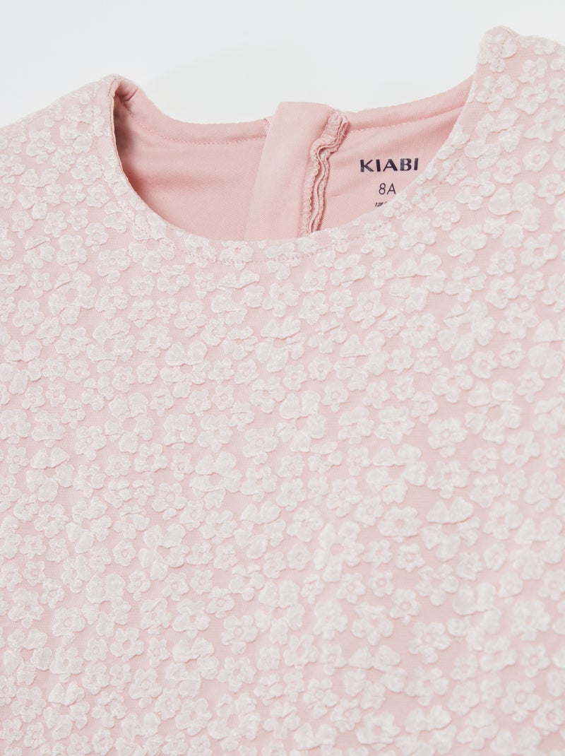 Vestito da cerimonia in jacquard ROSA - Kiabi