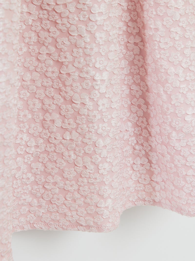 Vestito da cerimonia in jacquard ROSA - Kiabi