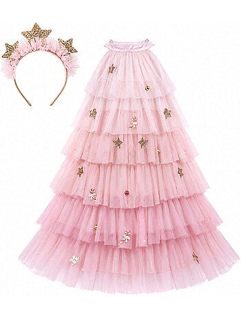 Vestito da principessa di natale per bambina | great pretenders | great pretenders