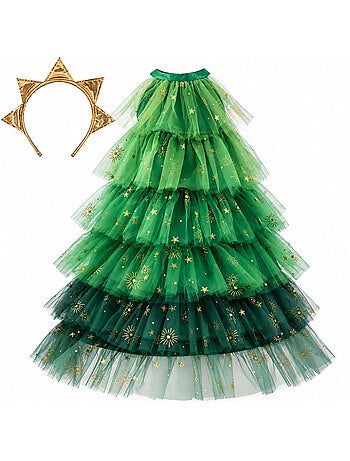 Vestito da principessa di natale per bambina | great pretenders | great pretenders