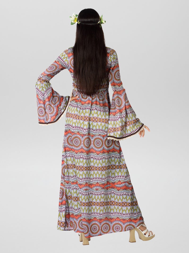 Vestito da travestimento 'hippie' BIANCO - Kiabi