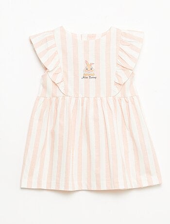 Vestito 'Disney' con volant in cotone leggero