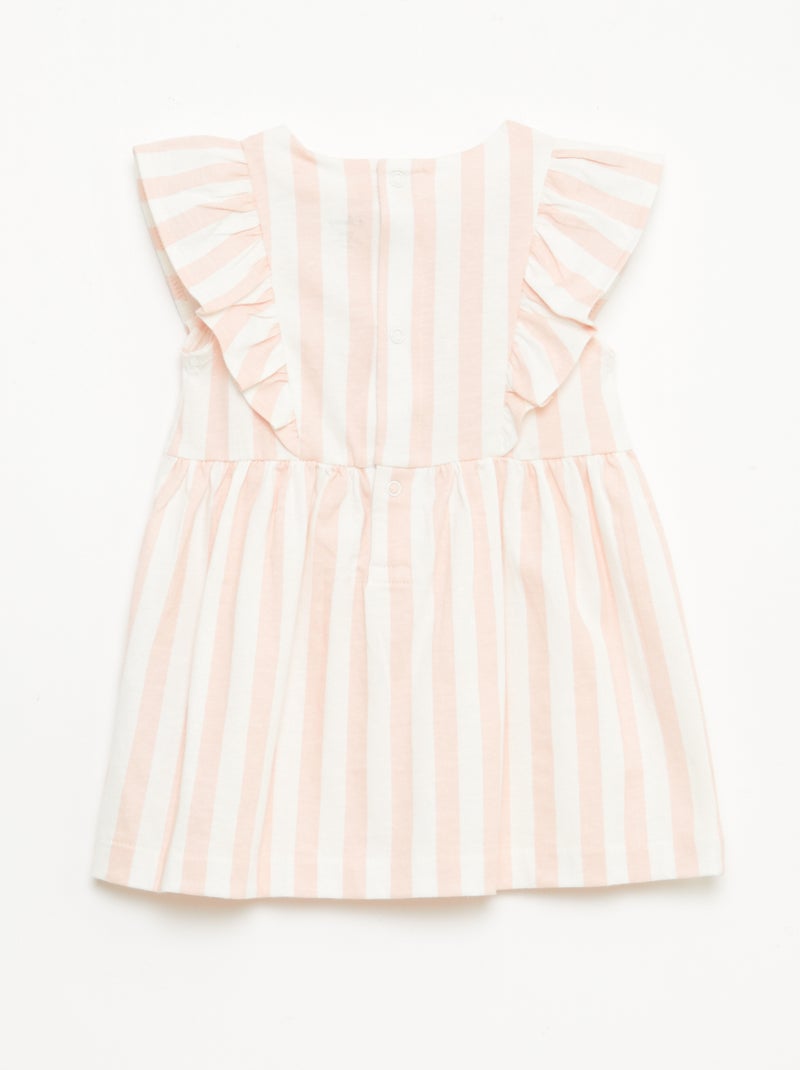 Vestito 'Disney' con volant in cotone leggero Rosa - Kiabi