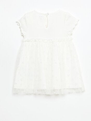Vestito 'Disney' 'Minnie' con tulle in cotone