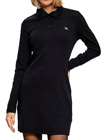 Vestito donna calvin klein jeans con etichetta tessuta