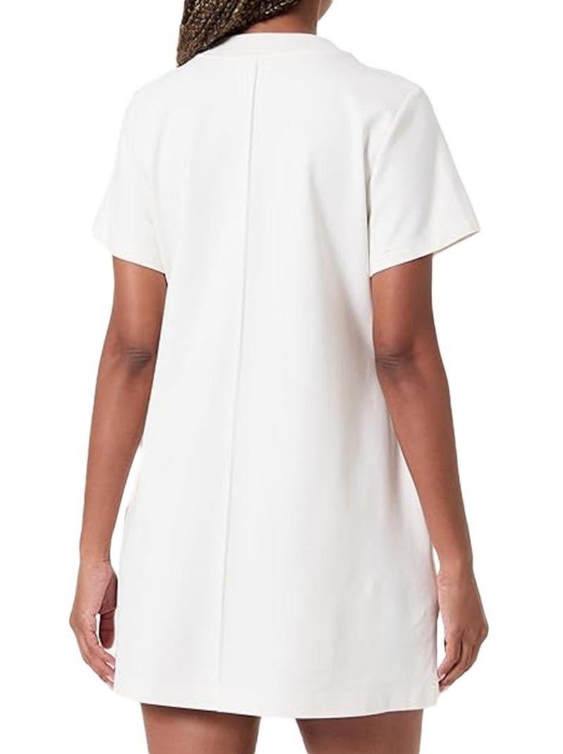 Vestito Donna Calvin Klein Jeans in Maglia Bianco - Kiabi