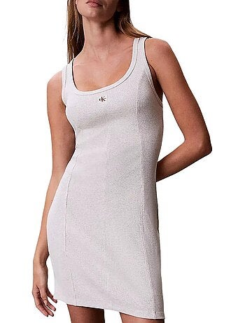 Vestito donna calvin klein jeans in tessuto