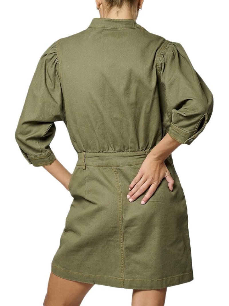 Vestito Donna Kaporal Verde kaki chiaro - Kiabi