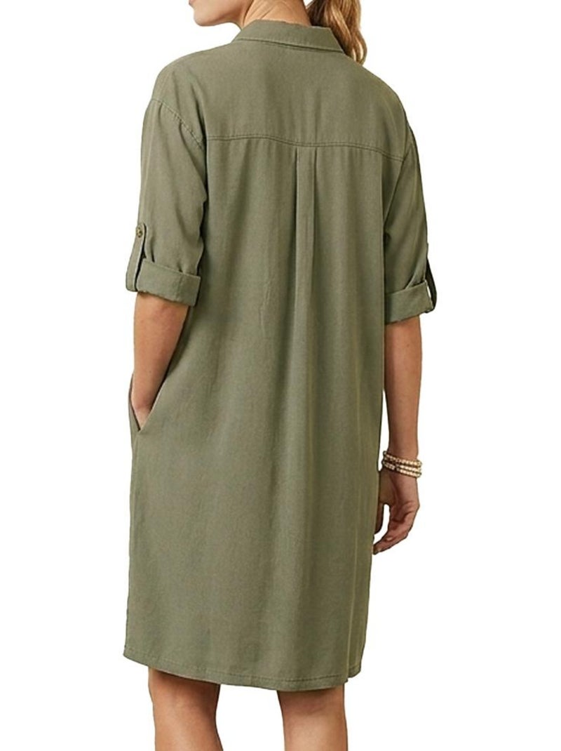 Vestito Donna Teddy Smith Verde kaki chiaro - Kiabi