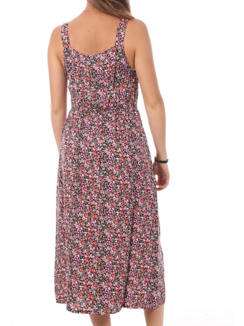 Vestito Donna Vero Moda con Motivi e Spalline Sottili Nero - Kiabi