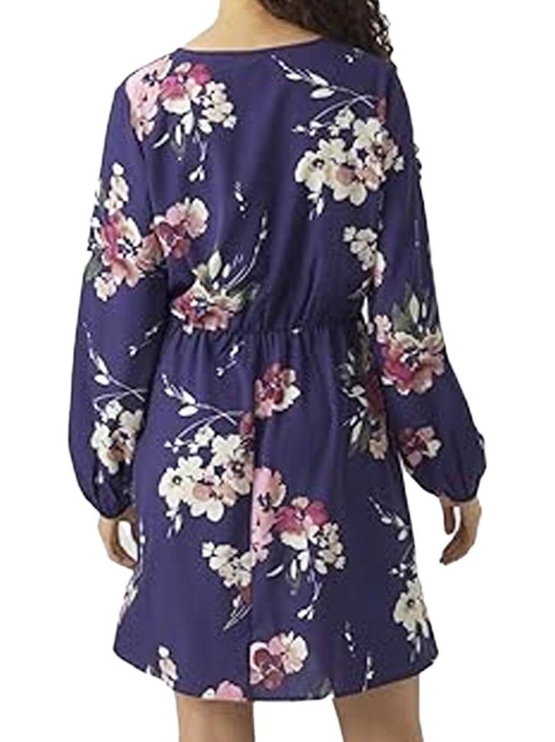 Vestito Donna Vero Moda Hilah Fantasia Blu marino - Kiabi
