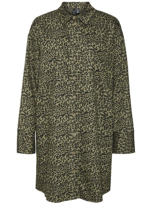 Vestito Donna Vero Moda Leopardato - Kiabi Vestito Donna Vero Moda Leopardato - Kiabi
