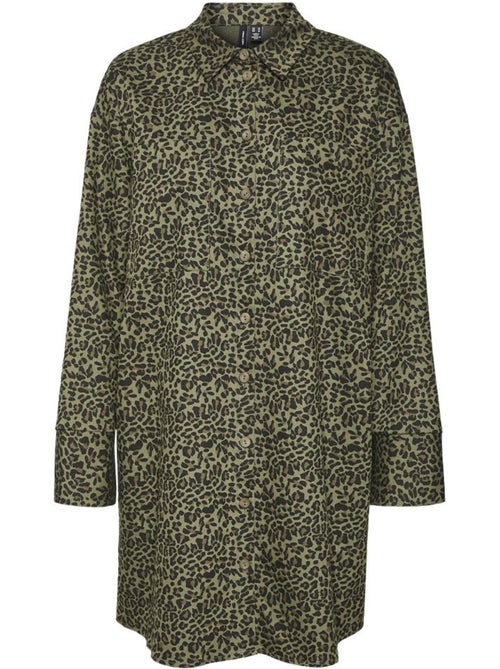 Vestito Donna Vero Moda Leopardato - Kiabi Vestito Donna Vero Moda Leopardato - Kiabi