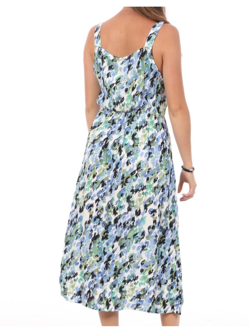 Vestito Estivo Donna Vero Moda con Fantasia Blu - Kiabi