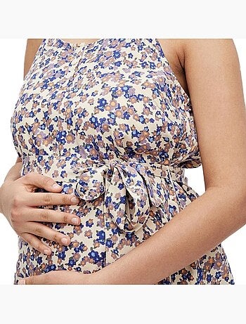 Vestito estivo premaman Mamalicious con stampa e spalline