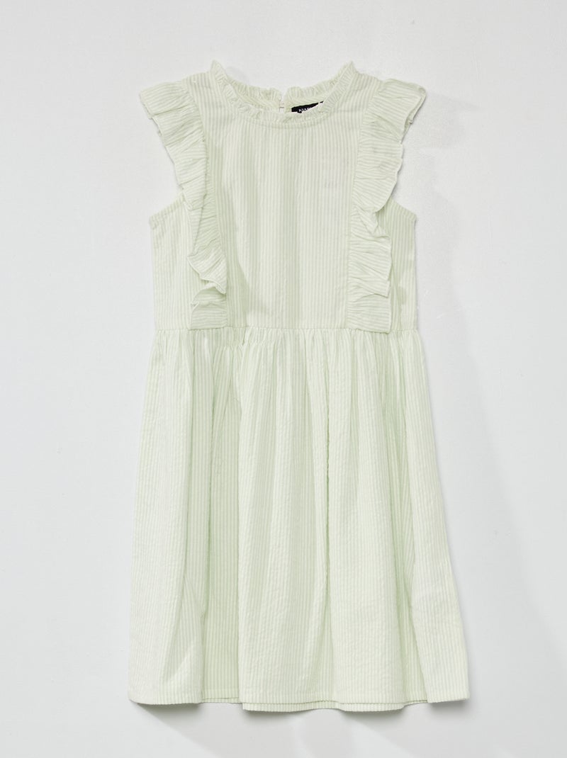 Vestito fantasia a righe VERDE - Kiabi