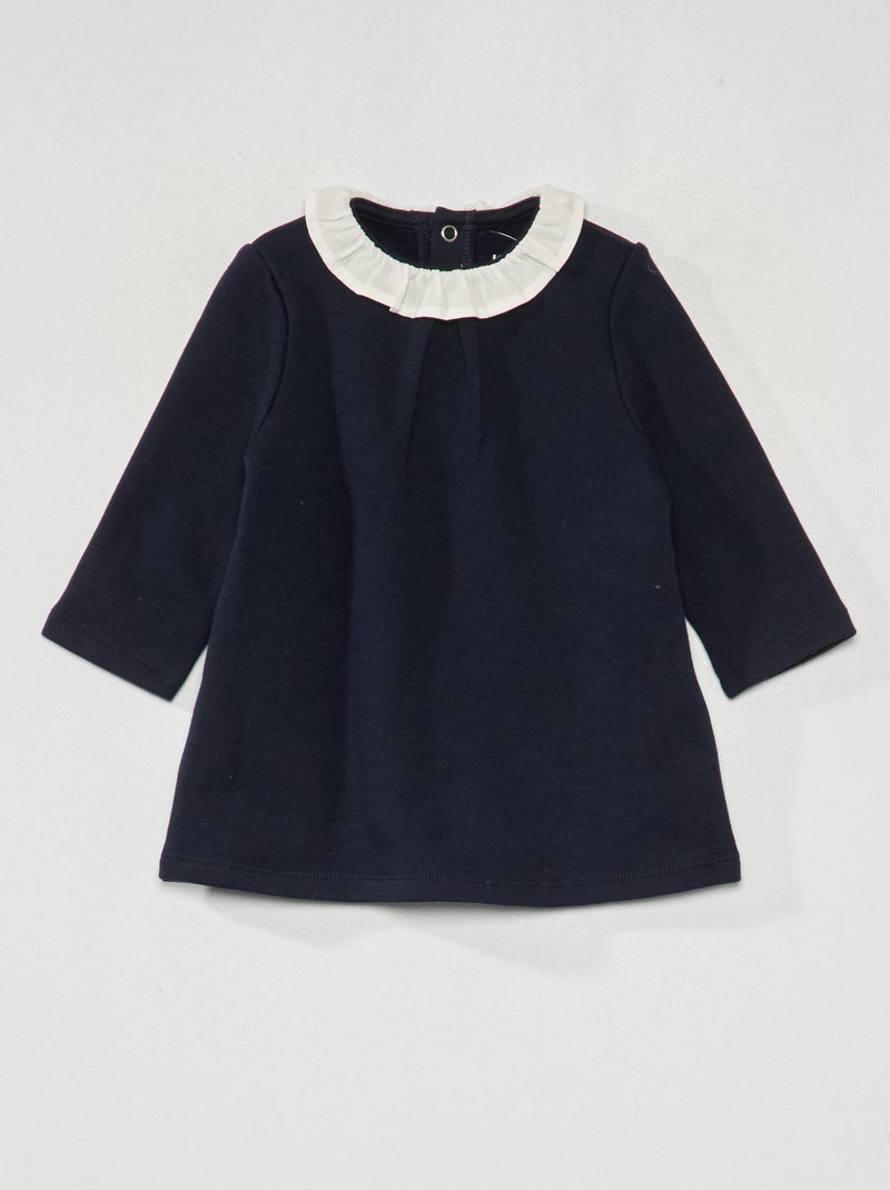 Vestito-felpa in tessuto felpato BLU - Kiabi