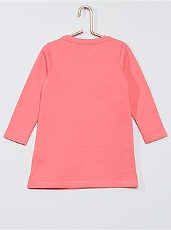 Vestito-felpa ricamato - Kiabi